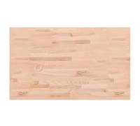 Eleganz Piano per lavabo, 100 x 60 x 1,5 cm, in legno di faggio massiccio, non trattato, durevole e naturale per bagno e WC