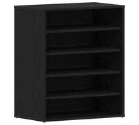 Eleganz Scarpiera in legno - moderna conservazione per scarpe (60 x 35 x 70 cm) - Elegante scaffale in rovere nero - salvaspazio e stabile - ideale per corridoio, soggiorno o camera da letto