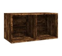 Eleganz Scatola per dischi in legno - Sistema di scaffalatura per gli amanti del vinile - Soluzione stabile 71 x 34 x 36 cm - Ideale per soggiorno o sala musicale