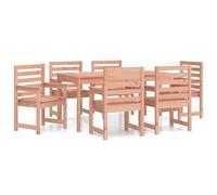 Eleganz Set da pranzo da giardino in legno massiccio di Douglas - naturale e durevole per terrazza e giardino - perfetto per famiglie e amanti della natura