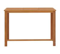 Eleganz Set di 9 bar da giardino con cuscino grigio in legno massello di acacia, trattato con olio per un comfort durevole all'aperto - perfetto per giardino, terrazza o balcone