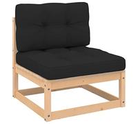 Eleganz Set salotto da giardino in legno massello di pino con cuscino - Mobili per esterni durevoli per terrazza e giardino - Comodo set per rilassarsi all'aperto
