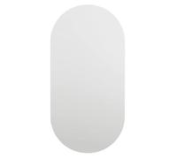 Eleganz Specchio 80 x 40 cm in vetro - Moderno specchio da parete per bagno, camera da letto e corridoio - Vetro di sicurezza stabile con riflessi chiari, ideale per piccoli spazi e decorazione