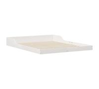 Eleganz Struttura letto in legno massello di pino 150 x 200 cm - Testiera di alta qualità per una camera da letto accogliente | Durevole e naturale