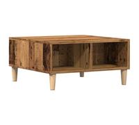 Eleganz Tavolino da salotto, effetto legno antico, 60 x 60 x 30 cm, in legno - Moderno tavolo da soggiorno con look rustico, ideale per piccoli appartamenti e spazi accoglienti