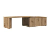 Eleganz Tavolino da salotto in rovere Artisan, 150 x 50 x 35 cm, in legno - Moderno tavolo da soggiorno per piccoli spazi, durevole ed elegante