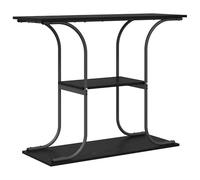 Eleganz Tavolo consolle in rovere nero 101 x 35 x 80,5 cm in legno - moderno tavolino da caffè per soggiorno e corridoio - durevole e stabile
