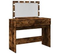 Eleganz Tavolo da toeletta con illuminazione per affumicatura, 100 x 40 x 120 cm, set di mobili per camera da letto con tavolo a specchio e illuminazione per un trucco perfetto
