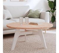 Eleganz Tavolo in legno di faggio massiccio, diametro 90 x 2,5 cm, rotondo, non trattato, durevole e naturale, per cucina, sala da pranzo o giardino