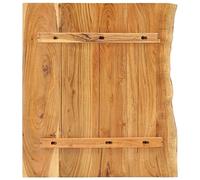 Eleganz Tavolo in legno massello di acacia 80 x 52 x 3,8 cm, perfetto per il bagno, durevole ed elegante