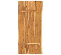 Eleganz Tavolo in legno massello di acacia per bagno, 114 x 52 x 2,5 cm, durevole e naturale, perfetto per bagni moderni