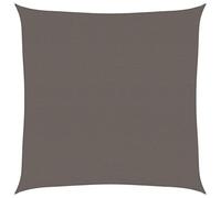 Eleganz Tenda parasole 7 x 7 m antracite HDPE - protezione UV per giardino, terrazza e piscina - impermeabile e durevole - ideale per la protezione solare esterna