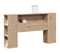 Eleganz Testiera con vano portaoggetti 160 cm in legno massello di pino - Testiera per letto con vano portaoggetti per camera da letto, durevole ed elegante