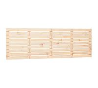 Eleganz Testiera da parete in legno massello di pino 186 x 3 x 63 cm | Design naturale per camera da letto | Durevole ed elegante | Migliora il clima della stanza | Ideale per arredi moderni e