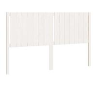 Eleganz Testiera in legno massello di pino - Bianco 165,5 x 4 x 100 cm - Testiera per letto di alta qualità per camera da letto - Naturale e durevole - Perfetto per strutture moderne