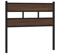Eleganz Testiera marrone effetto rovere 100 cm in acciaio e legno - Design moderno per camera da letto, durevole e stabile - Complemento perfetto per letti e accessori