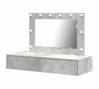 Eleganz Toeletta con cassetti, grigio, 100 x 40 x 70 cm, mobili per camera da letto in legno, elegante e salvaspazio, per donne e ragazze