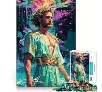 Eleganza Olimpica︰ Il Tranquillo Regno di Poseidone Puzzle da 1000 pezzi per adolescenti Puzzle di memoria Sollevamento Leggero Rilassante Immagine Assemblaggio (38x26cm)