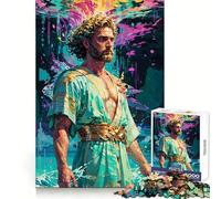 Eleganza olimpica︰ Il tranquillo regno di Poseidone Puzzle per ragazzi 1000 pezzi Stimola la memoria Gioco al chiuso Immagine da assemblare Regalo per le vacanze (50x75cm)