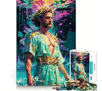 Eleganza olimpica︰ Il tranquillo regno di Poseidone Puzzle per ragazzi 1000 pezzi Stimola la memoria Gioco al chiuso Immagine da assemblare Regalo per le vacanze (50x75cm)