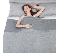 Elegear Coperta Rinfrescante, Arc-Chill 3.0 Q-Max>0.5 Coperta Estiva Fresca, Traspirante Comoda Leggera Morbida Coperta Rinfrescante Double-Face per Letto, Divano, Viaggio, 130x170cm, Grigio