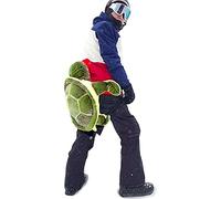Elegeet Cuscino protettivo per sci, pattinaggio, snowboard, tartaruga (verde, grande)