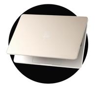 eleger Cover matte crystal compatibile con MacBook Air 13 pollici M4 M3 M2 [Colore coordinato con il Mac] 2025 2024 2022, Custodia rigida ultrasottile per Mac Air 13,6", galassia trasparente