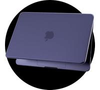 eleger Cover Matte Crystal compatibile con MacBook Neo 13 pollici A18 Pro A3404 Uscita 2026 [colore abbinato al Mac], Custodia Rigida Ultrasottile per Mac Book Neo 13", Indaco trasparente