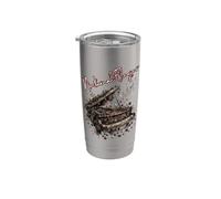 Elegie notturne - Acquarello gotico pianoforte Bicchiere termico in acciaio inox doppia parete