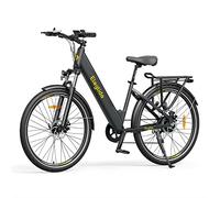 Eleglide Bicicletta Elettrica T1 Step-Thru Grigio,Batteria Rimovibile 12,5Ah, MTB Autonomia da 100Km,27,5" Bicicletta Elettrica da Trekking Con Portapacchi posteriore,Coppia 50Nm