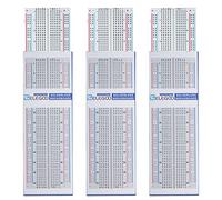 ELEGOO 3pcs Breadboard con 830 Punti Senza Bisogno di Saldature Kit per Uno R3 Mega