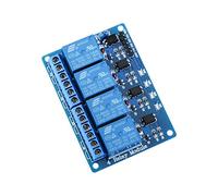 ELEGOO 4 Channel DC 5V Relè Modulo Relay con Accoppiatore Ottico | 1280 DSP Arm PIC AVR, Compatibile con Arduino, Raspberry Pi
