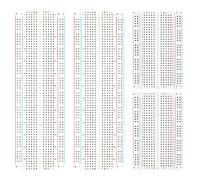 ELEGOO 4PCS Breadboard Kit, 2 Pezzi 830 Punti Mini Breadboard, 2 Pezzi 400 Punti Mini Breadboard, Compatibile con Arduino, Breadboard Jumper Filo Dupont Kit per Uno R3 Mega