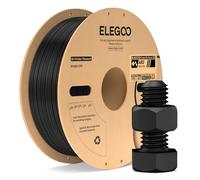 ELEGOO ABS Filamento 1,75 mm Nero 1KG | Tenacità e Resistenza agli Urti, Resistente a Calore e Acqua, Qualità Industriale, Bobina 1kg, per Stampanti FDM
