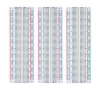 ELEGOO Breadboard 830 Point 3 pezzi Kit Scheda PCB Prototipo Senza Saldatura per Blocchi di Collegamento di Distribuzione Proto Shield per Arduino