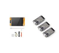 ELEGOO ESP-32 Scheda di Sviluppo e Display Bundle, Controller USB-C 3 Pezzi con Touchscreen da 2,8 pollici, Compatibile con Arduino