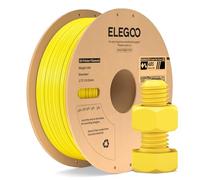 ELEGOO Filamento ABS 1,75 mm per Stampante 3D, 1 kg, Elevata Tenacità e Resistenza agli Urti, Resistente al Calore e all'Acqua, Qualità Industriale per Stampanti FDM, Giallo
