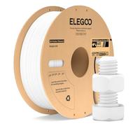 ELEGOO Filamento ABS 1,75 mm per Stampante 3D, Elevata Tenacità e Resistenza agli Urti, Resistente al Calore e all’Acqua, Qualità Industriale Adatto per Stampanti FDM, Bobina da 1 kg, Bianco