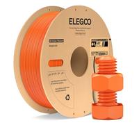ELEGOO Filamento ABS 1,75 mm per Stampante 3D, Elevata Tenacità e Resistenza agli Urti, Resistente al Calore e all’Acqua, Qualità Industriale Adatto per Stampanti FDM, Bobina da 1 kg, Arancione