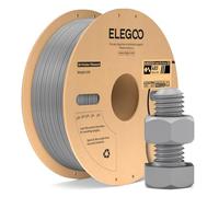 ELEGOO Filamento ABS 1,75 mm per Stampante 3D, Elevata Tenacità e Resistenza agli Urti, Resistente al Calore e all’Acqua, Qualità Industriale Adatto per Stampanti FDM, Bobina da 1 kg, Grigio