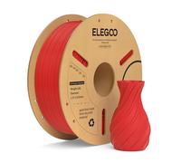 ELEGOO Filamento PL 1.75mm Rosso 1KG, Filamento PLA Plus per Stampante 3D, Precisione Dimensionale +/- 0.02mm, Filamento per La Maggior Parte delle Stampanti 3D