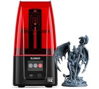 ELEGOO Mars 4 Stampante 3D MSLA in Resina a Fotopolimerizzazione UV con Schermo LCD Monocromatico 9K da 7 Pollici, Stampante 3D in Resina, Dimensione di stampa di 153,36x77,76x175 mm³