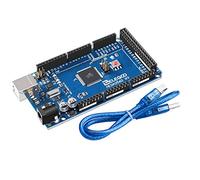 ELEGOO Mega 2560 R3 Scheda di Microcontrollore Compatibile con Arduino IDE con Microcontroller Basata con USB Cavo Blu Versione Mega Kit