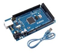 ELEGOO Mega 2560 R3 Scheda di Microcontrollore Compatibile con Arduino IDE | Microcontroller con Cavo USB Mega Kit Versione Blu
