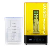 ELEGOO Mercury Plus 2.0, Macchina per Lavaggio e Indurimento 2 in 1 | Con piastra rotante per indurimento e secchio per lavaggio, compatibile con stampanti LCD/DLP/SLA