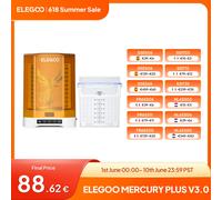 ELEGOO MERCURY PLUS V3.0 per stampante 3D in resina Wash and Cure Macchina 2 in 1 con capacità maggiore per stampanti 3D LCD ELEGOO