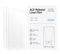 ELEGOO Pellicola di Rilascio ACF per Stampante 3D, 3 pezzi, 290 x 195 mm, Spessore 0,3 mm, Trasmissione della Luce 92%, Compatibile con ELEGOO Saturn 3 Ultra