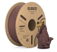 ELEGOO PLA Wood Filamento 1,75mm 1KG, Filamento PLA con Aggiunta di Farina di Legno, Precisione Dimensionale, Bobina da 1kg, Compatibile con la Maggior Parte delle Stampanti 3D FDM, Noce