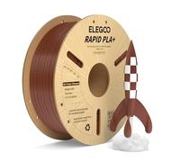 ELEGOO Rapido Filamento PL 1.75mm Marrone 1KG, Alta Velocità 30-600 mm/s, Filamento PLA Plus per Stampante 3D, Precisione Dimensionale +/- 0.02mm, Filamento per La Maggior Parte delle Stampanti 3D