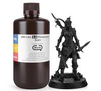 ELEGOO Resina ABS-Like 3.0 1 kg Nero Intenso, UV Rapida per LCD, Alta Precisione, Non Fragile, Maggiore Forza e Durezza, Compatibile con Stampanti 3D LCD/DLP